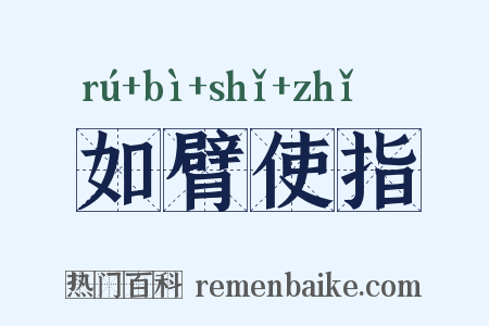 如臂使指是什么意思的图片